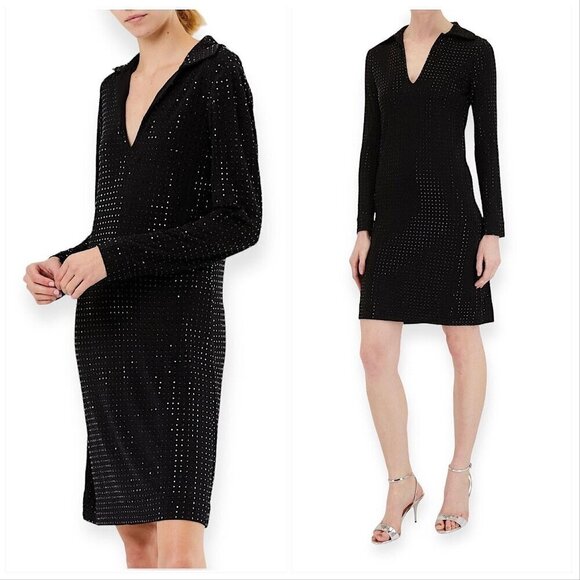 Nili Lotan Adelyn Dress In Black, Size XS, New with tag - Picture 1 of 16